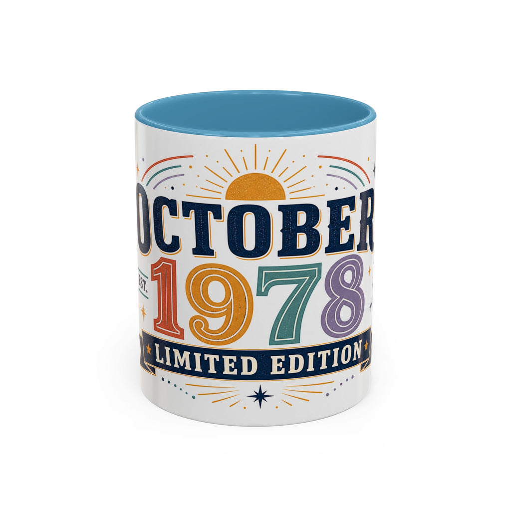 Custom Birthday Mug | Celestial Retro Design, Limited Edition (11oz or 15oz)