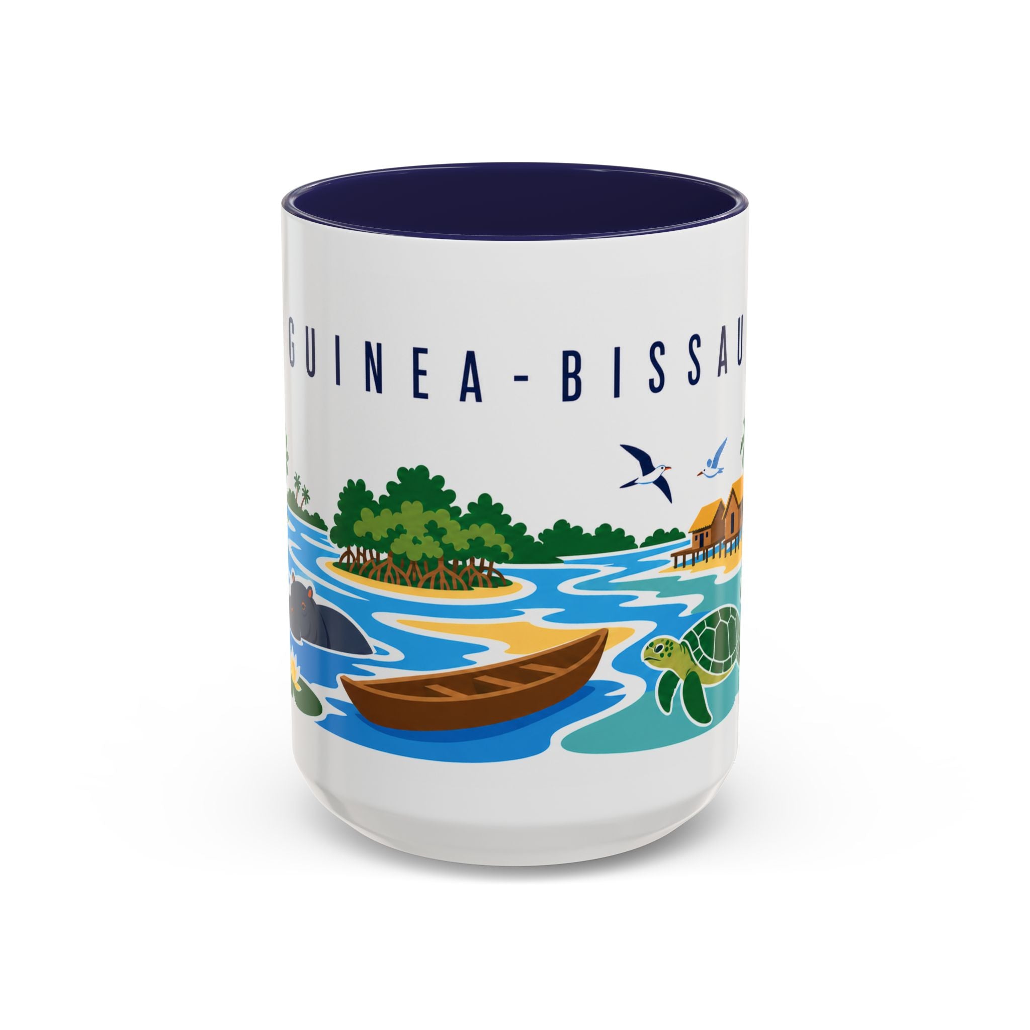 Guinea-Bissau Coffee Mug | Travel Souvenir Accent Mug | Country Gift Ceramic Cup 11oz 15oz