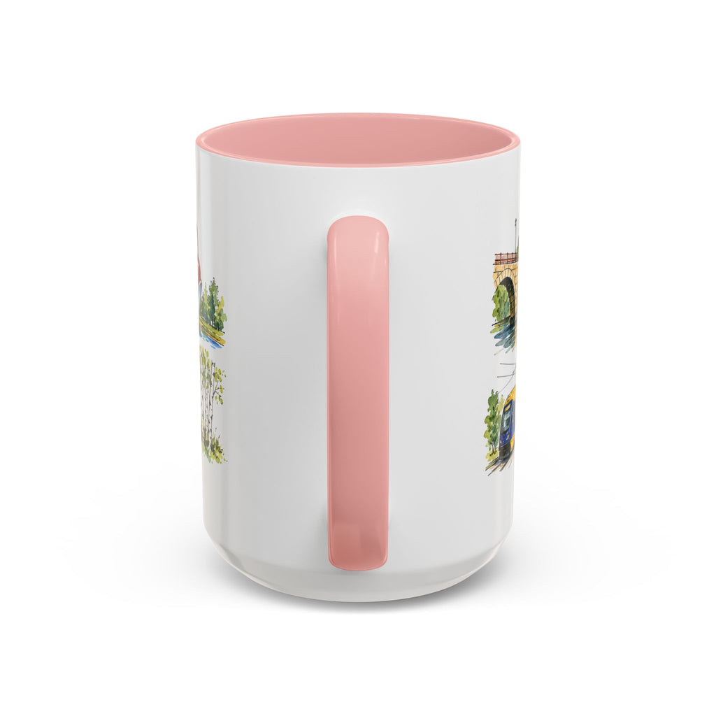 Minneapolis Illustrated Travel Mug | City Souvenir Accent Coffee Mug | 11oz 15oz Ceramic Cup