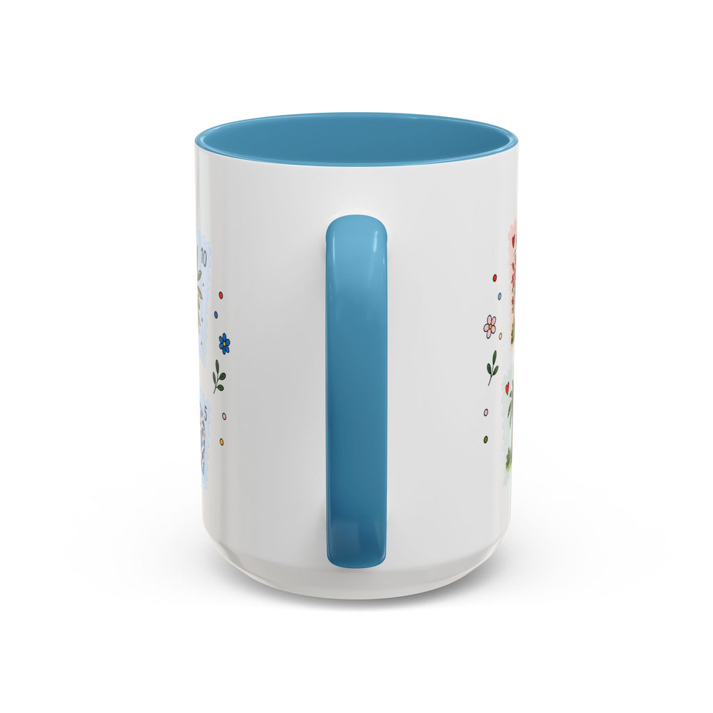 Tunis Coffee Mug | Postage Stamp Collage Mug | Travel Souvenir Accent Cup 11oz 15oz