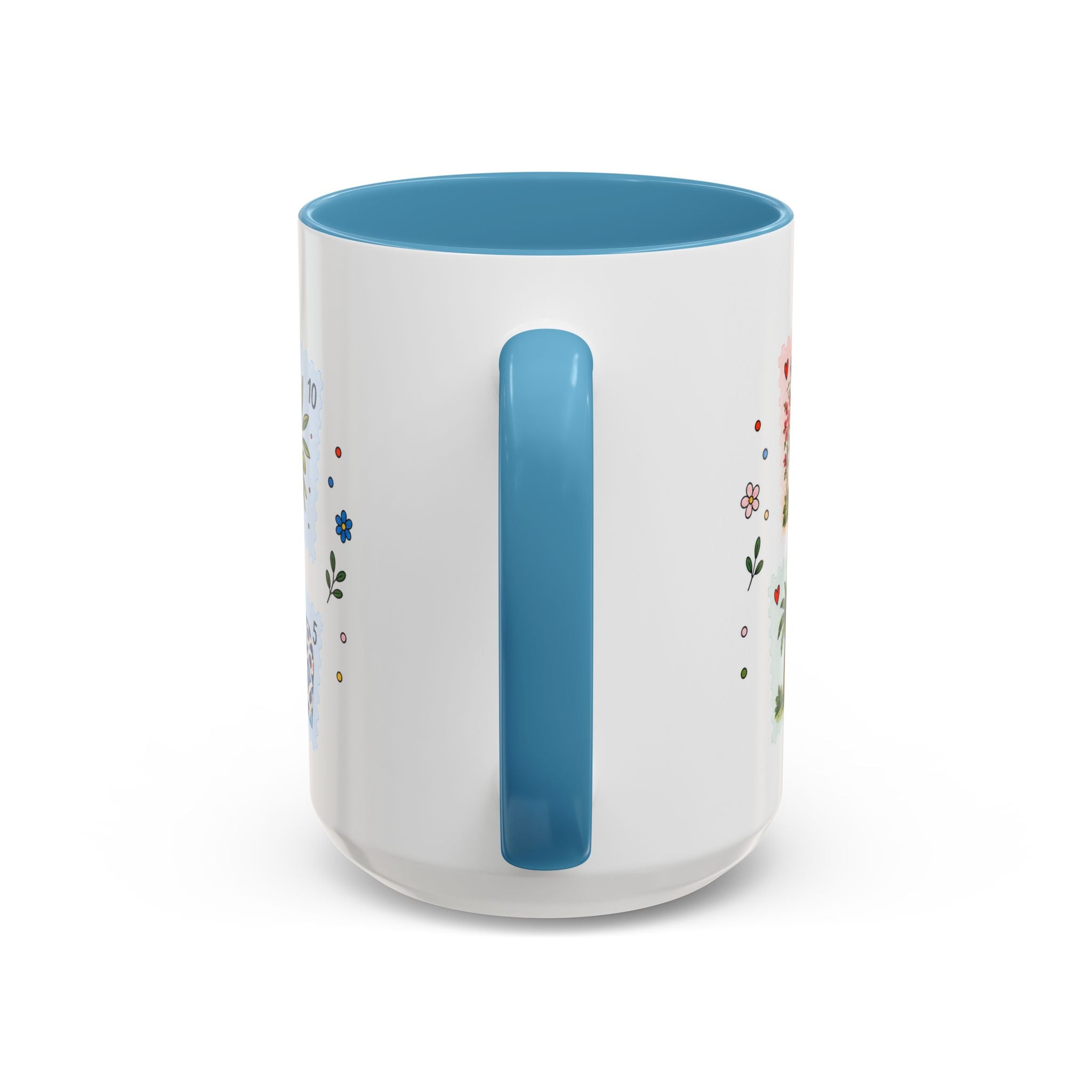 Tunis Coffee Mug | Postage Stamp Collage Mug | Travel Souvenir Accent Cup 11oz 15oz