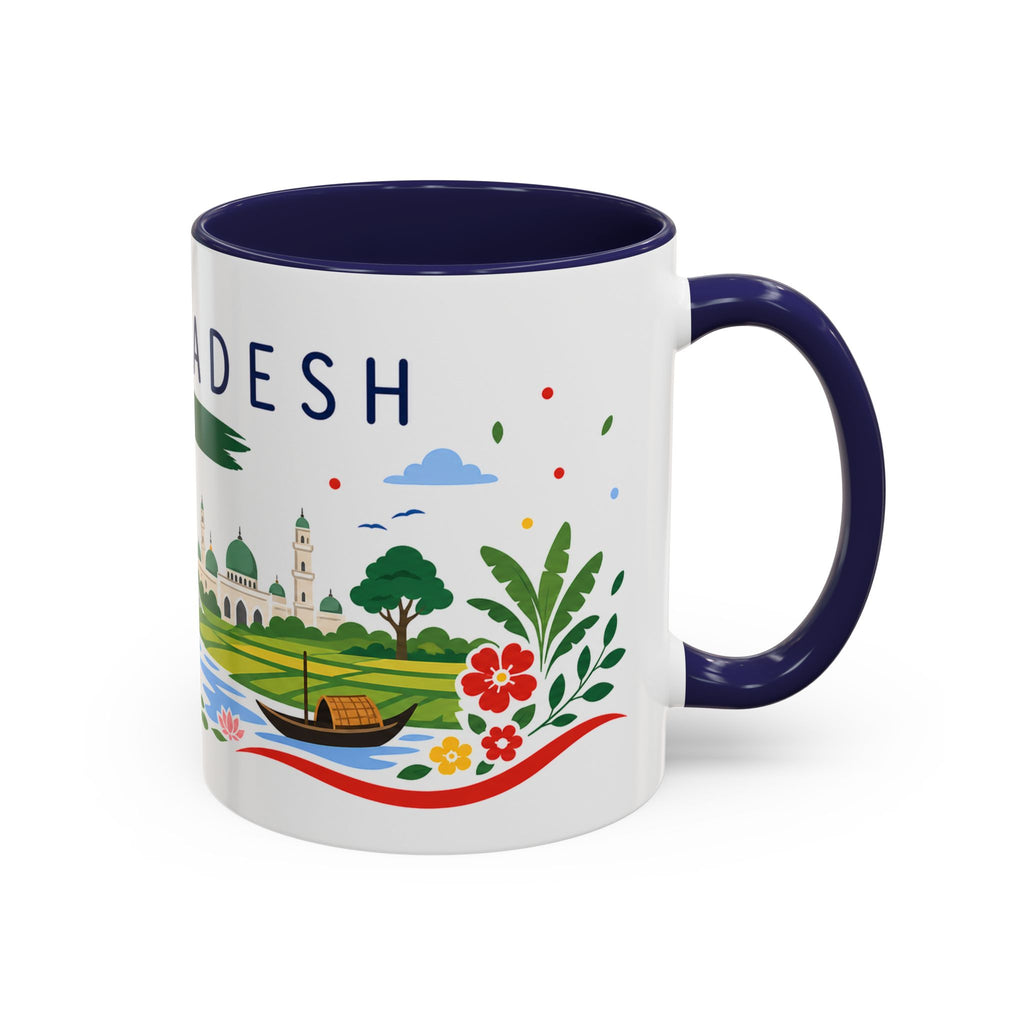 Bangladesh Coffee Mug | Travel Souvenir Accent Mug | Country Gift Ceramic Cup 11oz 15oz