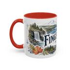 Finger Lakes Mug, New York Travel Souvenir, Bucket List Gift, Accent Ceramic Coffee Mug 11oz 15oz