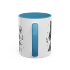 Norwegian Fjords Coffee Mug | Travel Destination Souvenir Gift | Accent Color Ceramic 11oz 15oz
