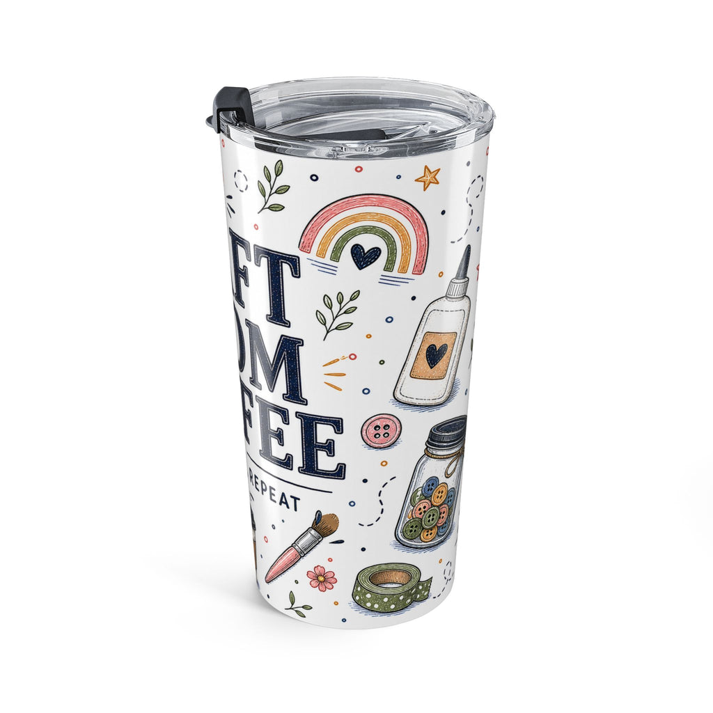 Craft Room Coffee 20oz Tumbler | Craft Lover Gift | Insulated Stainless Steel Travel Cup