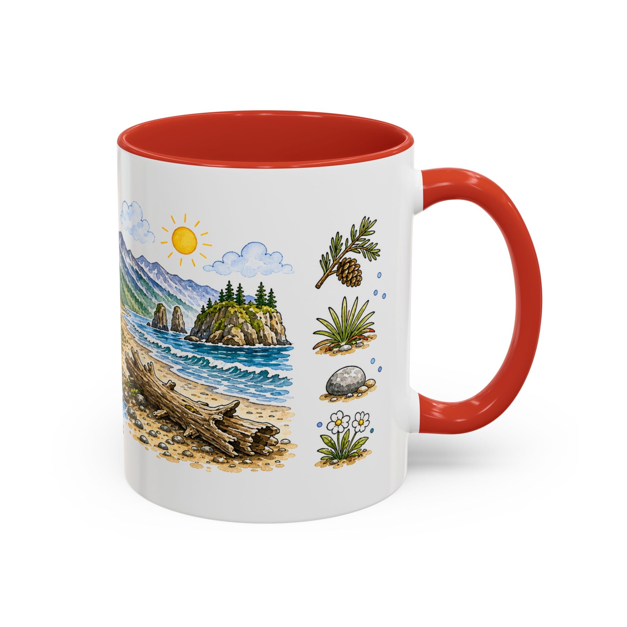Olympic National Park Mug | US Travel Souvenir Accent Coffee Mug | 11oz 15oz Ceramic Cup
