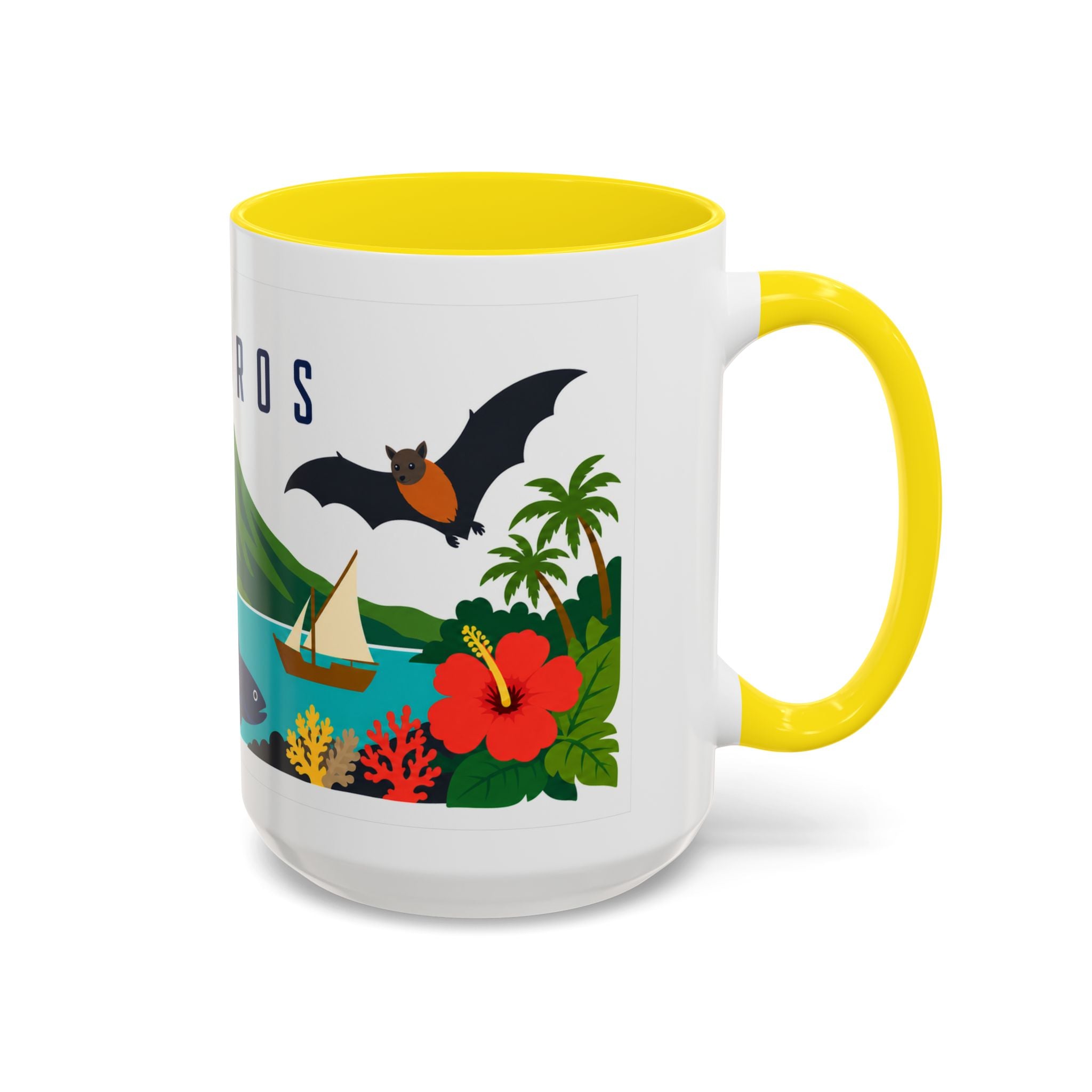 Comoros Coffee Mug | Travel Souvenir Accent Mug | Country Gift Ceramic Cup 11oz 15oz