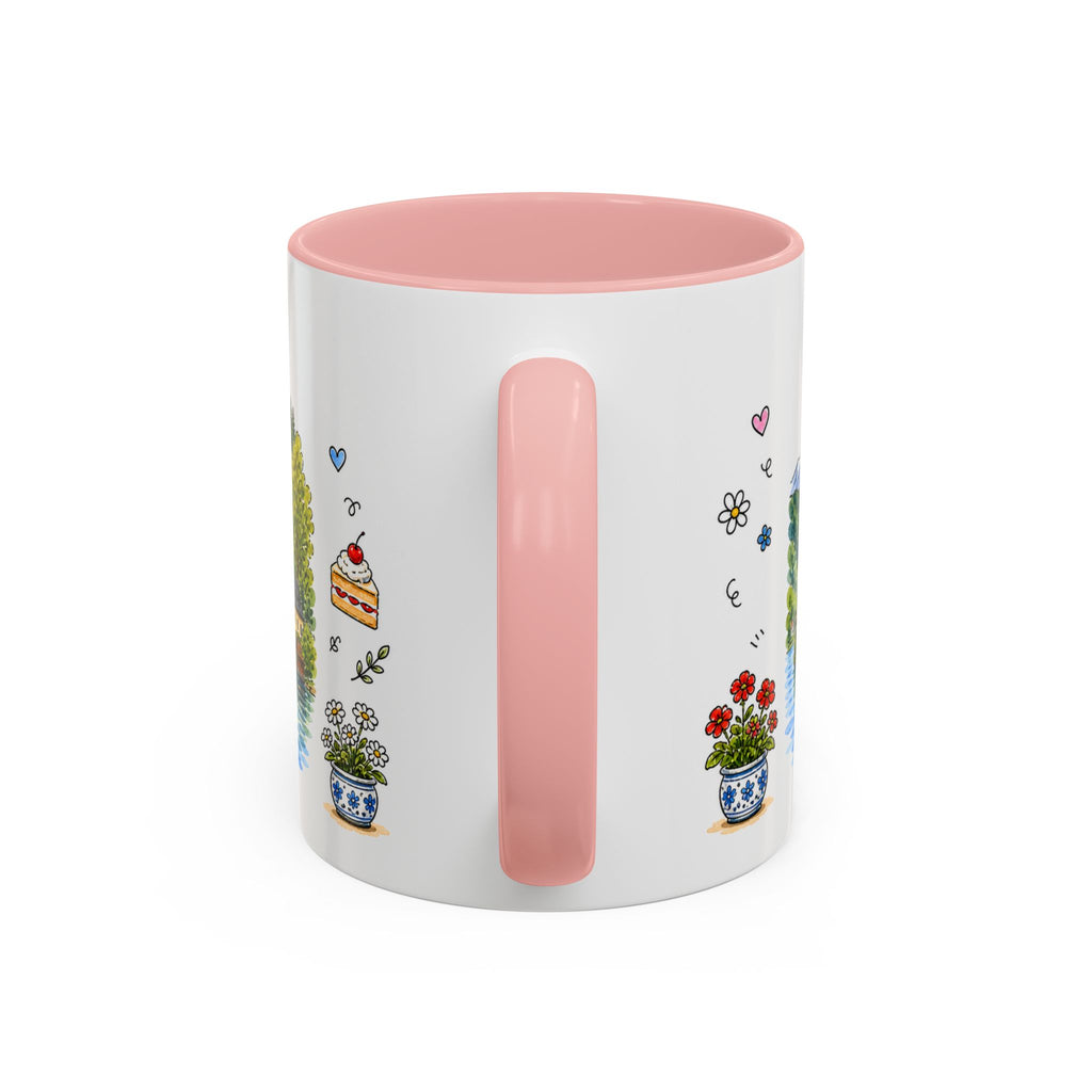 Bled Illustrated Travel Mug | Slovenia Souvenir Accent Coffee Mug | 11oz 15oz Ceramic Cup