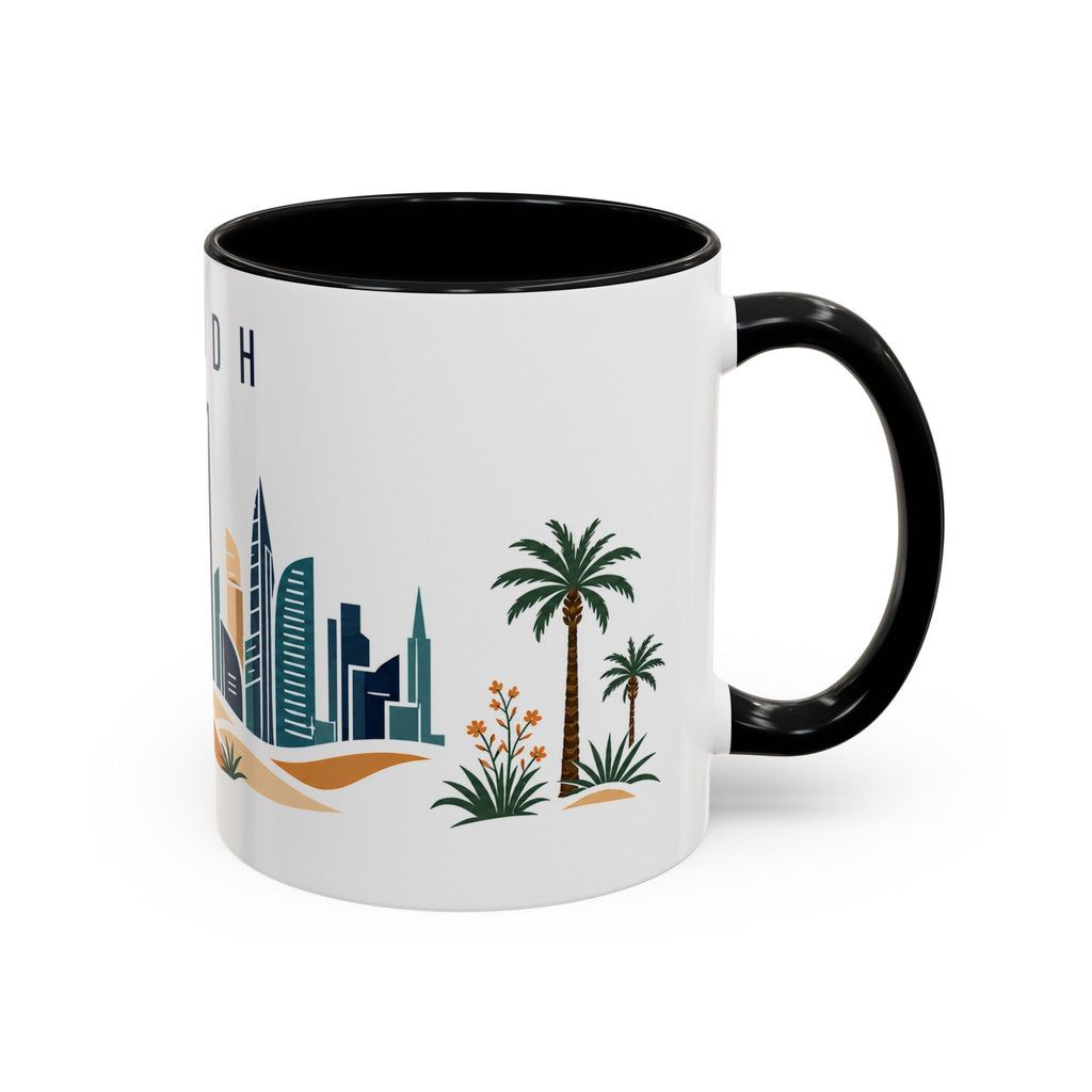 Riyadh Coffee Mug | Saudi Arabia Travel Souvenir | Porcelain Decal City Gift | 11oz 15oz Accent Mug