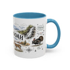 Shenandoah National Park Coffee Mug | Virginia Blue Ridge Hiking Autumn Gift | Accent Color Ceramic 11oz 15oz