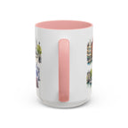 Ghent Illustrated Travel Mug | City Souvenir Accent Coffee Mug | 11oz 15oz Ceramic Cup