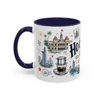 Ho Chi Minh City Coffee Mug | Vietnam Souvenir Travel Gift | Accent Color Ceramic 11oz 15oz