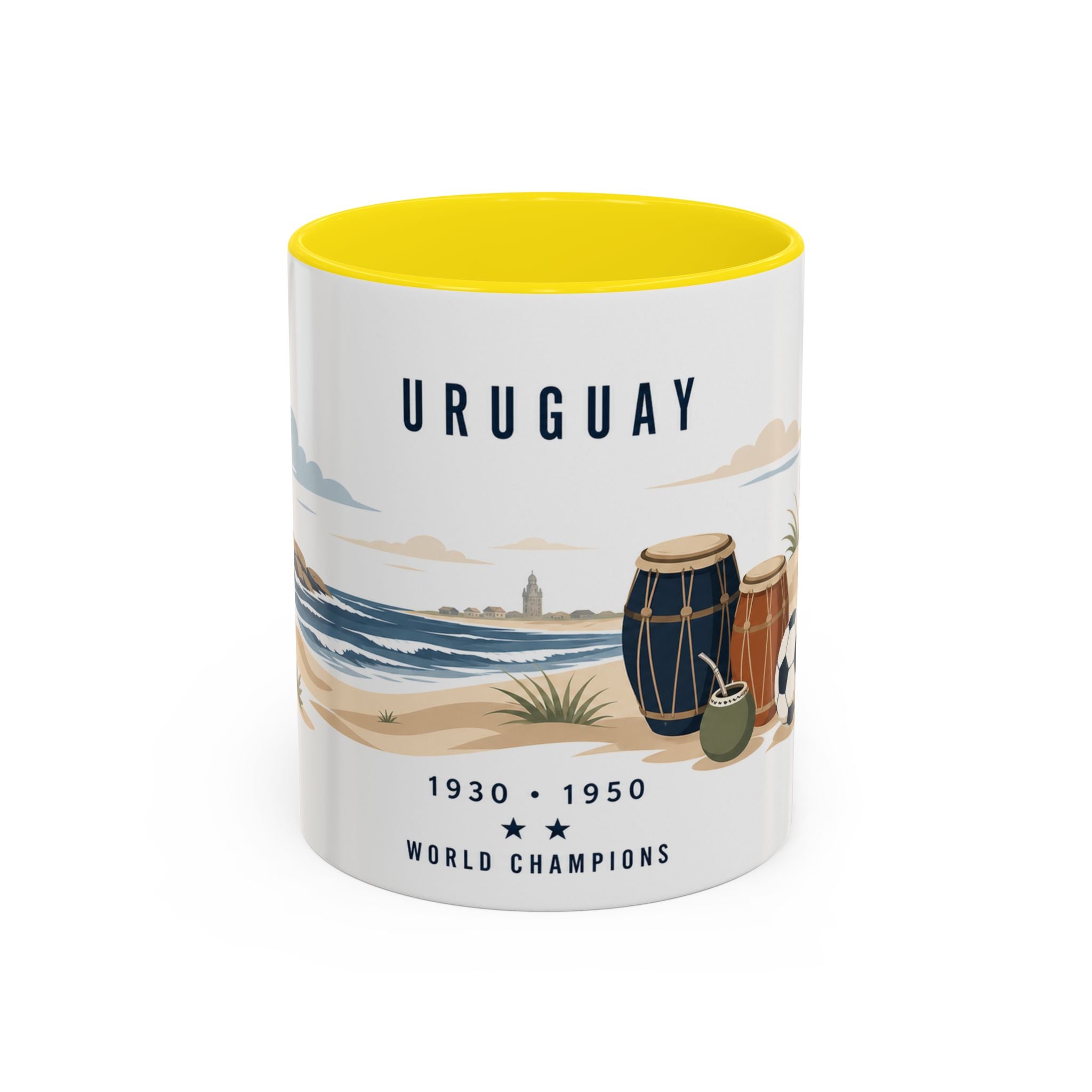 Uruguay World Champions Mug | Two Time Soccer Champion Gift | Uruguayan Football Fan Cup | 1930 1950 | 11oz 15oz Accent Mug