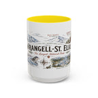 Wrangell-St. Elias National Park Coffee Mug | Alaska Wilderness Climbing Gift | Accent Color Ceramic 11oz 15oz