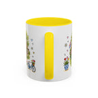 Giethoorn Illustrated Travel Mug | Netherlands Souvenir Accent Coffee Mug | 11oz 15oz Ceramic Cup