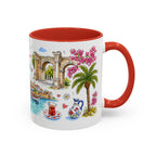 Antalya Travel Mug | European City Souvenir Accent Coffee Mug | 11oz 15oz Ceramic Cup
