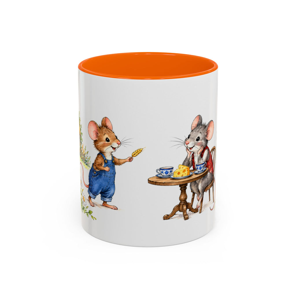 Town Mouse Country Mouse Mug | Storybook Tea Time Ceramic Mug (11oz/15oz)