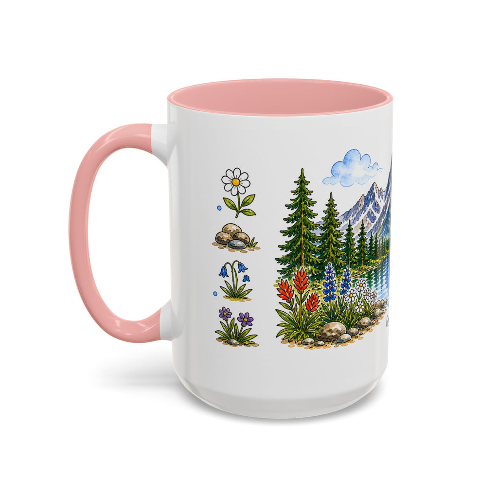 Grand Teton National Park Mug | US Travel Souvenir Accent Coffee Mug | 11oz 15oz Ceramic Cup
