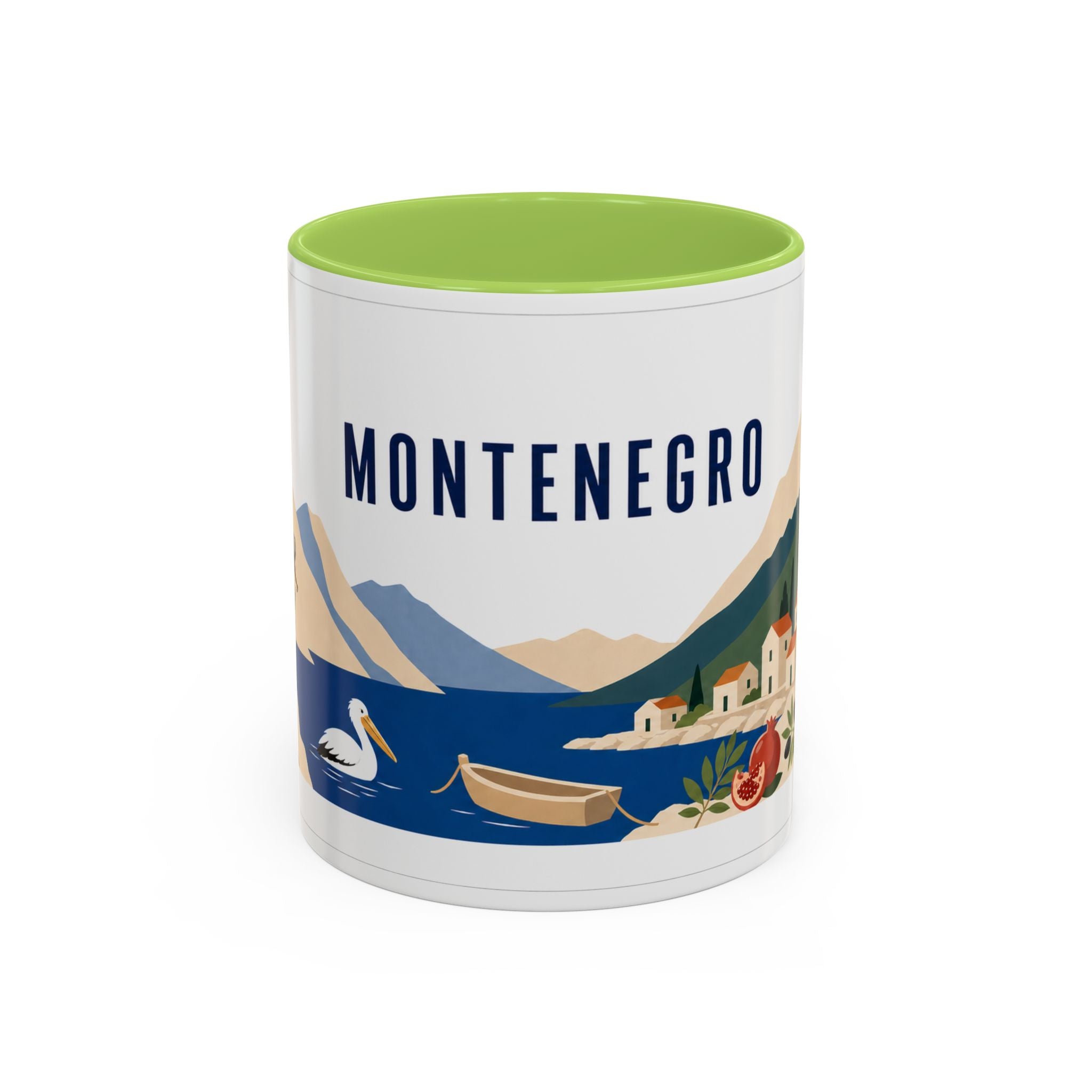 Montenegro Coffee Mug | Travel Souvenir Accent Mug | Country Gift Ceramic Cup 11oz 15oz