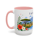 Tanzania Coffee Mug | Travel Souvenir Accent Mug | Place Gift Ceramic Cup 11oz 15oz