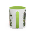 Borneo Rainforest Coffee Mug | Travel Destination Souvenir Gift | Accent Color Ceramic 11oz 15oz