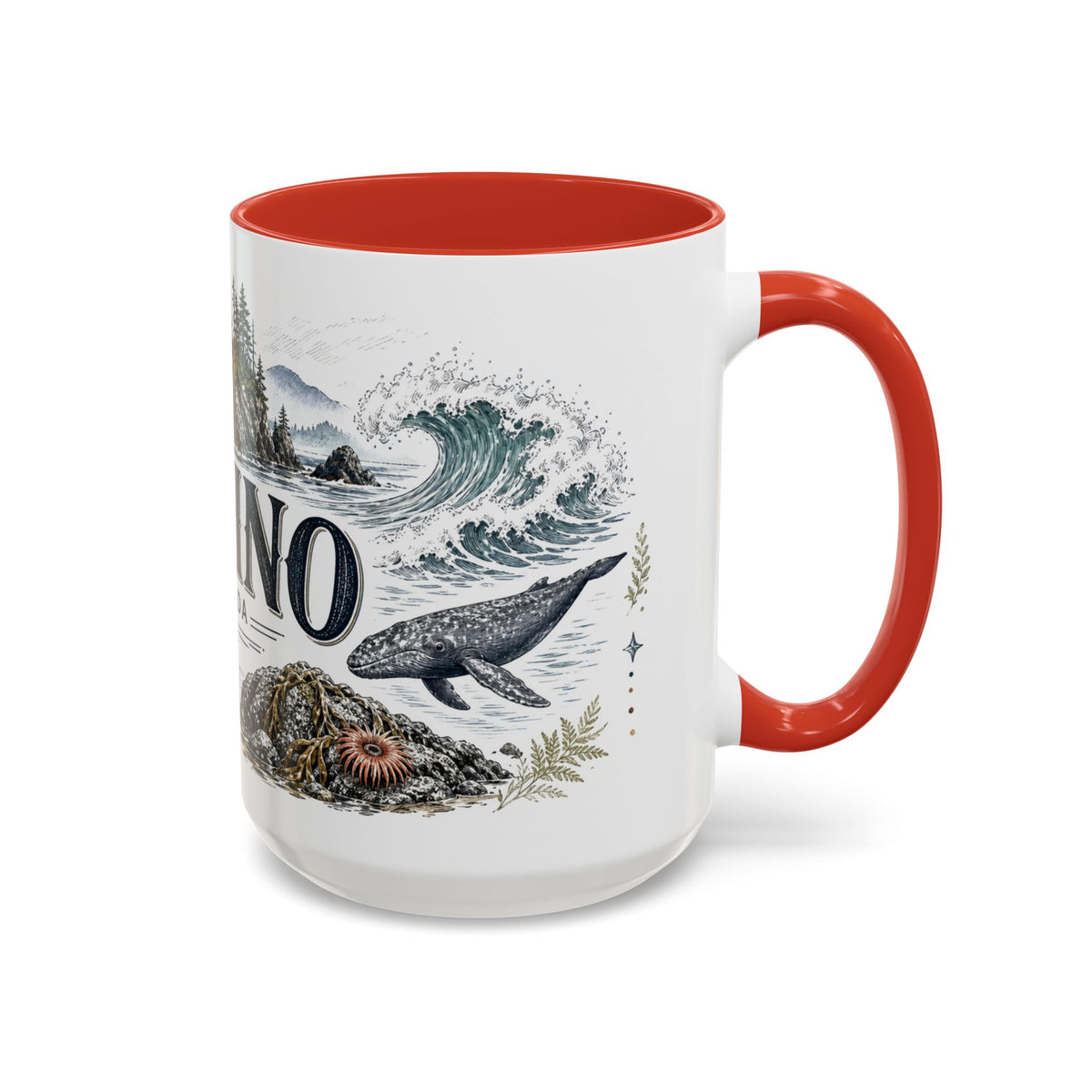 Tofino Mug, Canada Travel Souvenir, Bucket List Gift, Accent Ceramic Coffee Mug 11oz 15oz