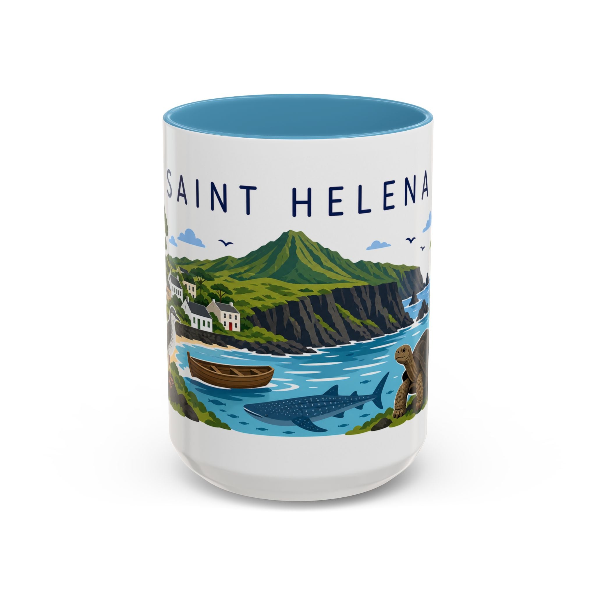 Saint Helena Coffee Mug | Travel Souvenir Accent Mug | Country Gift Ceramic Cup 11oz 15oz