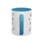Montana Bitterroot Mug, State Flower Floral Coffee Cup, 11oz Botanical Gift