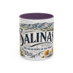 Salinas Coffee Mug | United States Travel Souvenir | Vintage Illustrated City Gift | 11 oz 15 oz Accent Mug