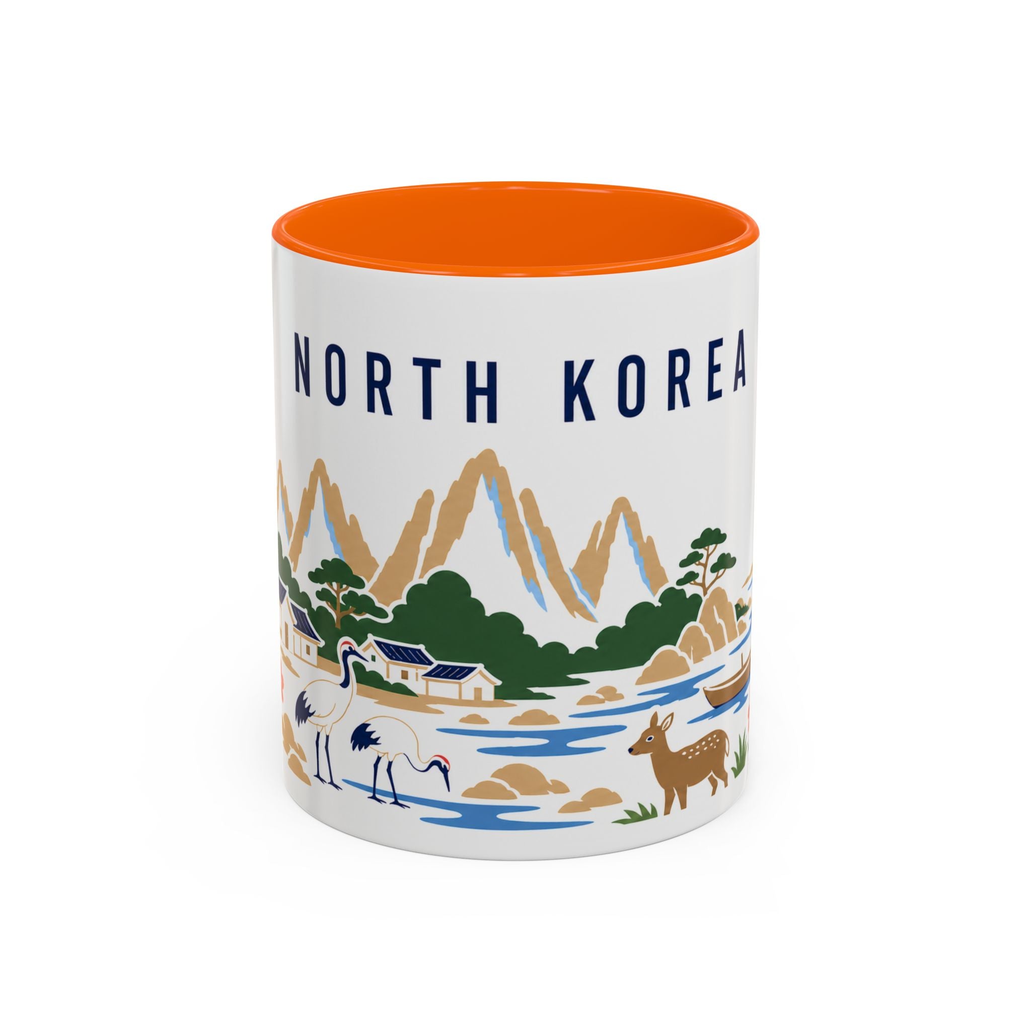 North Korea Coffee Mug | Travel Souvenir Accent Mug | Country Gift Ceramic Cup 11oz 15oz