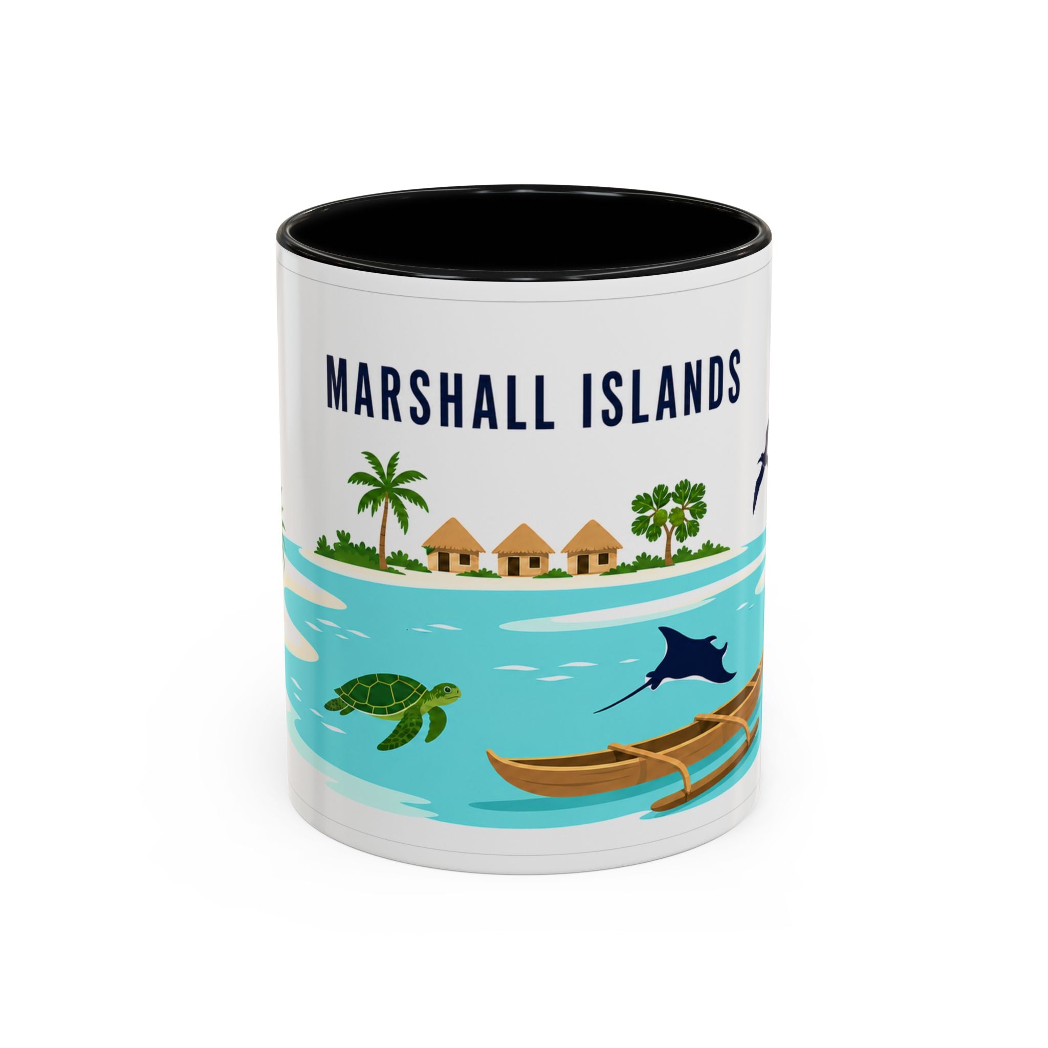Marshall Islands Coffee Mug | Travel Souvenir Accent Mug | Country Gift Ceramic Cup 11oz 15oz