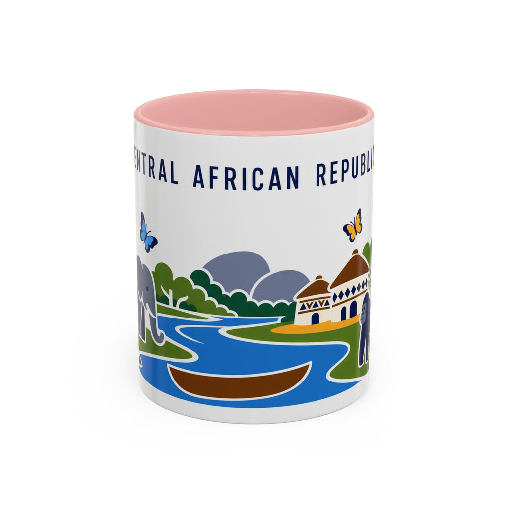 Central African Republic Coffee Mug | Travel Souvenir Accent Mug | Country Gift Ceramic Cup 11oz 15oz