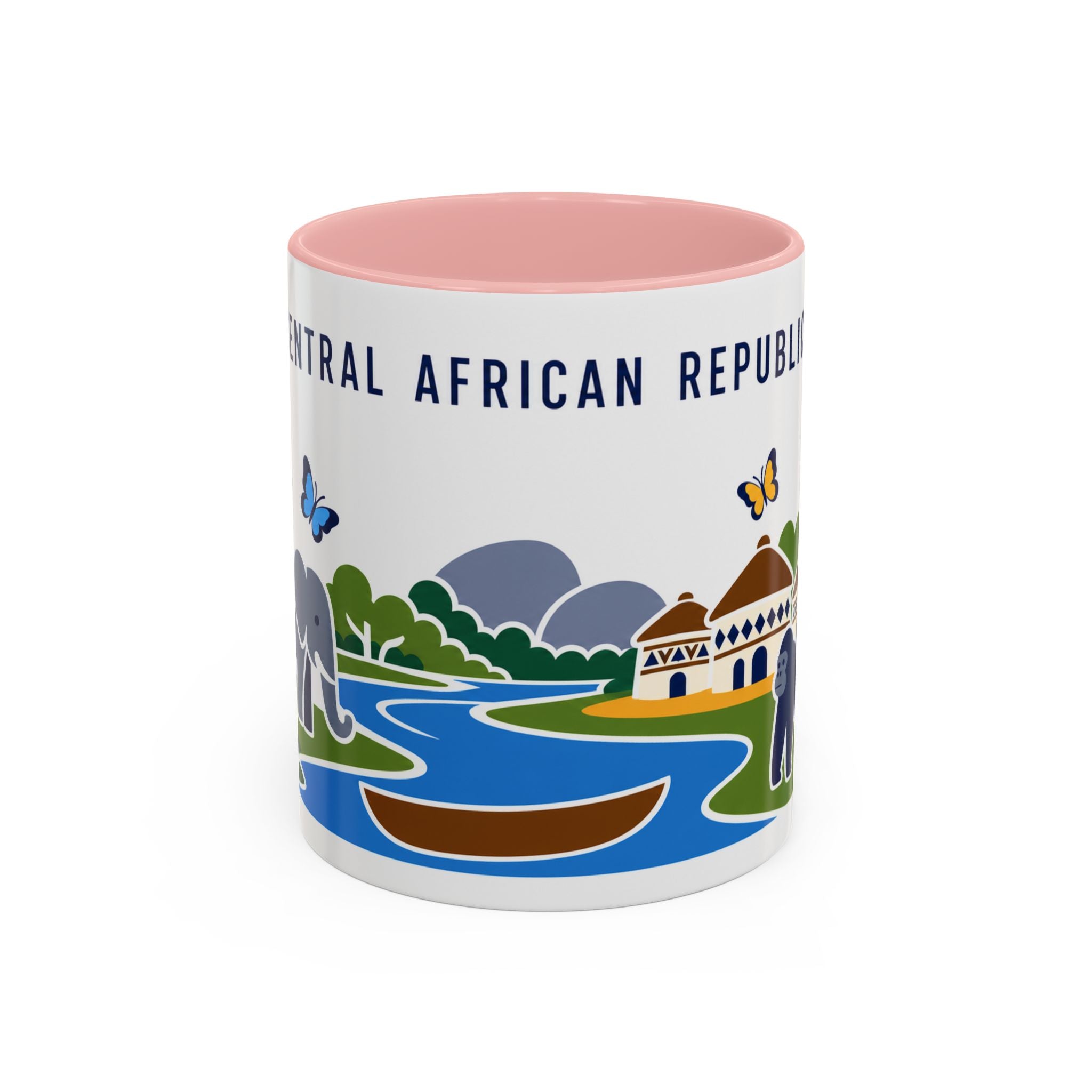 Central African Republic Coffee Mug | Travel Souvenir Accent Mug | Country Gift Ceramic Cup 11oz 15oz