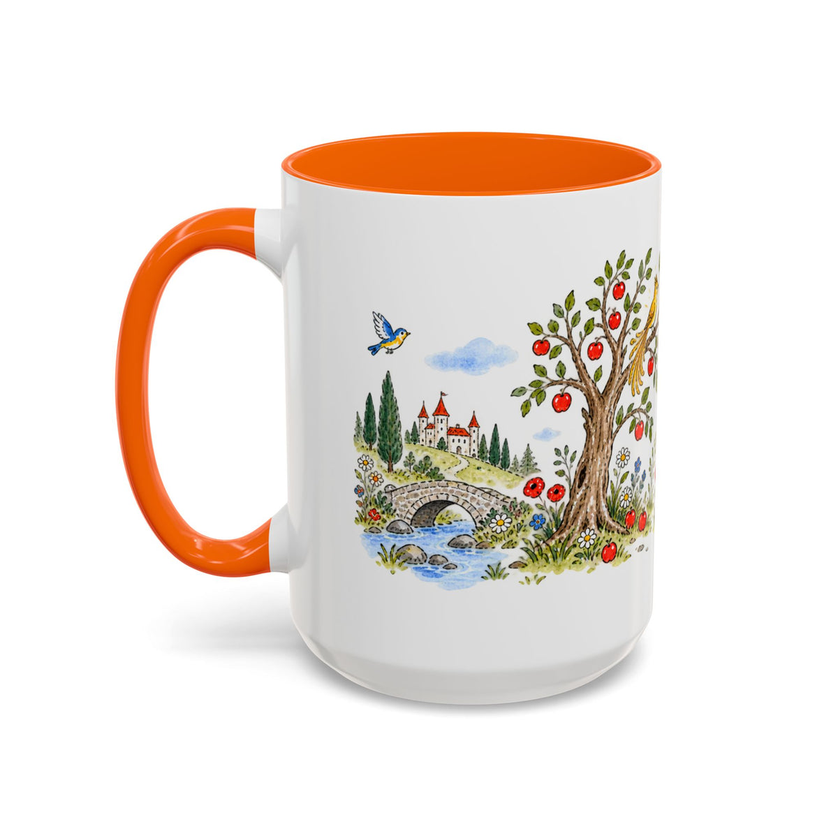 The Golden Bird Mug | Storybook Fairy Tale Accent Coffee Mug | EveryLegend