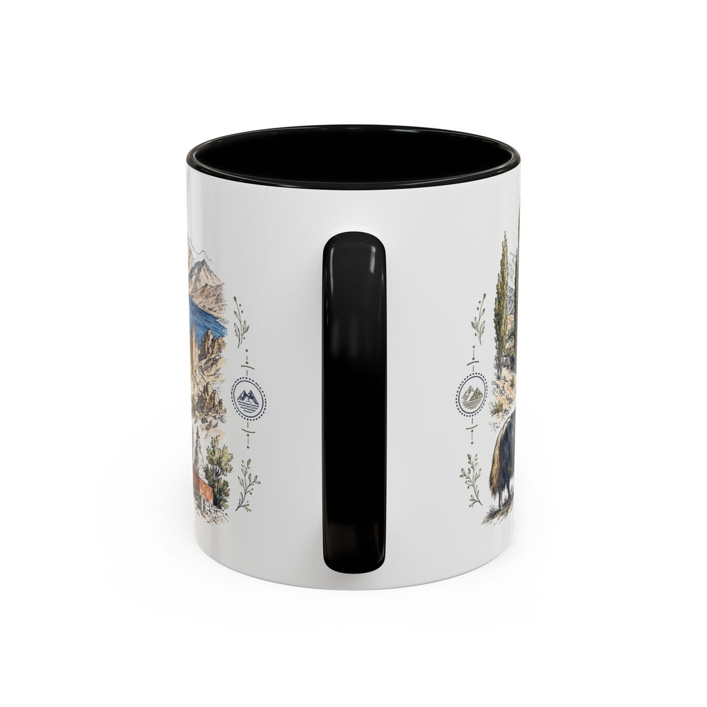 Ladakh Mug, India Travel Souvenir, Bucket List Gift, Accent Ceramic Coffee Mug 11oz 15oz