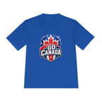 Go Canada Soccer T Shirt, Moisture Wicking Fan Tee