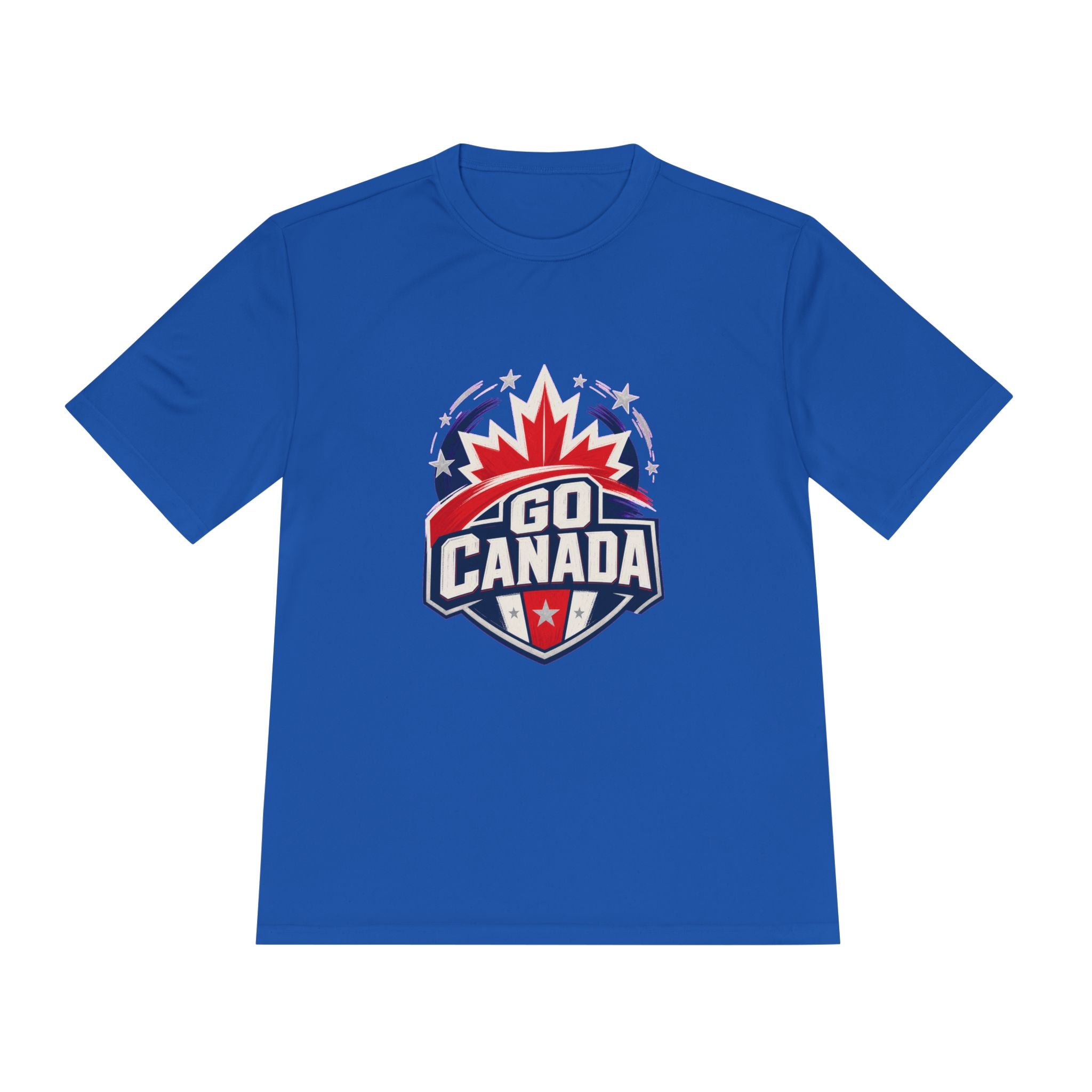 Go Canada Soccer T Shirt, Moisture Wicking Fan Tee