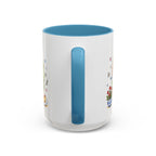 Cesky Krumlov Illustrated Travel Mug | Czechia Souvenir Accent Coffee Mug | 11oz 15oz Ceramic Cup