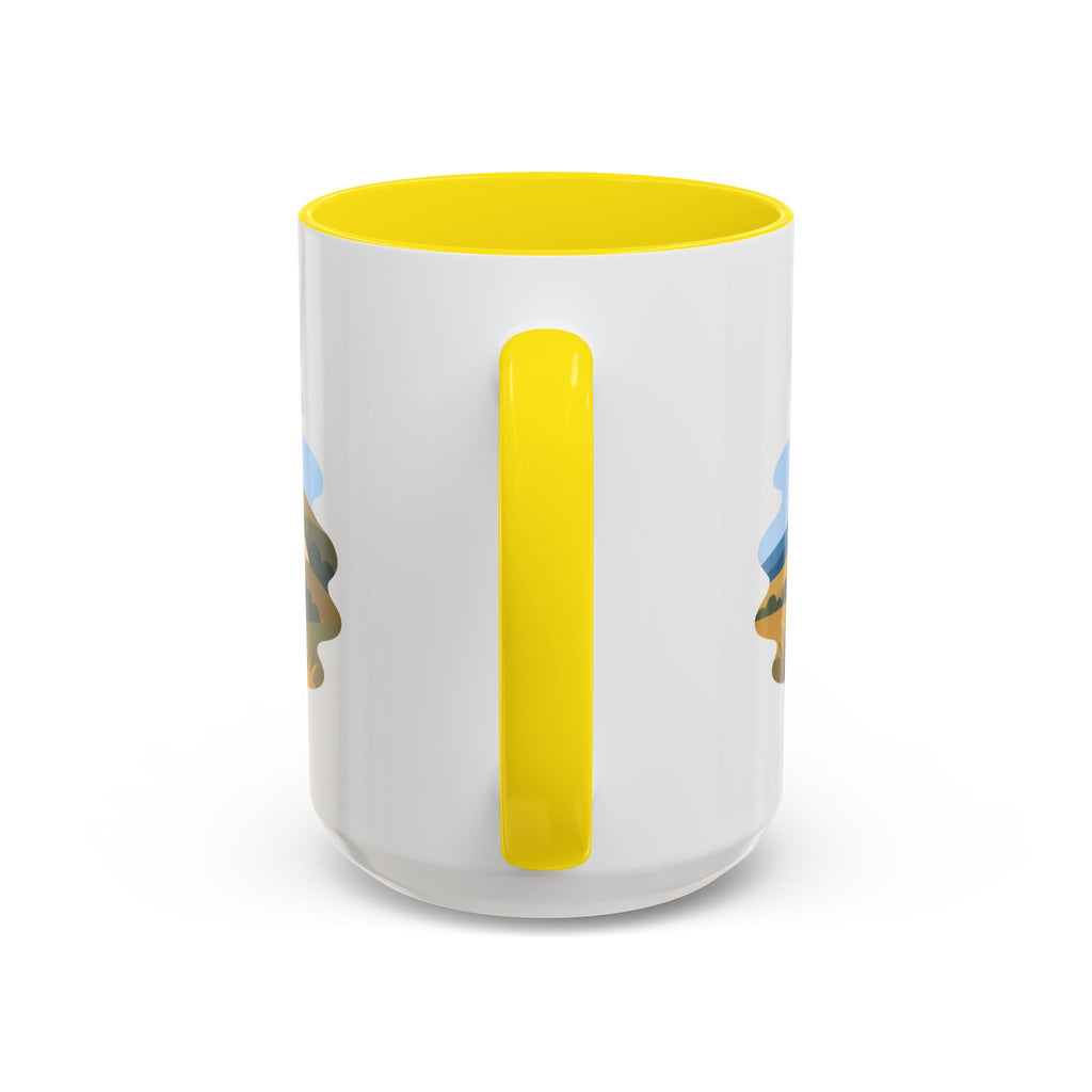 Wind Cave National Park Coffee Mug | Solid Color Block Park Souvenir | 11oz 15oz Accent Mug