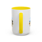 Wind Cave National Park Coffee Mug | Solid Color Block Park Souvenir | 11oz 15oz Accent Mug