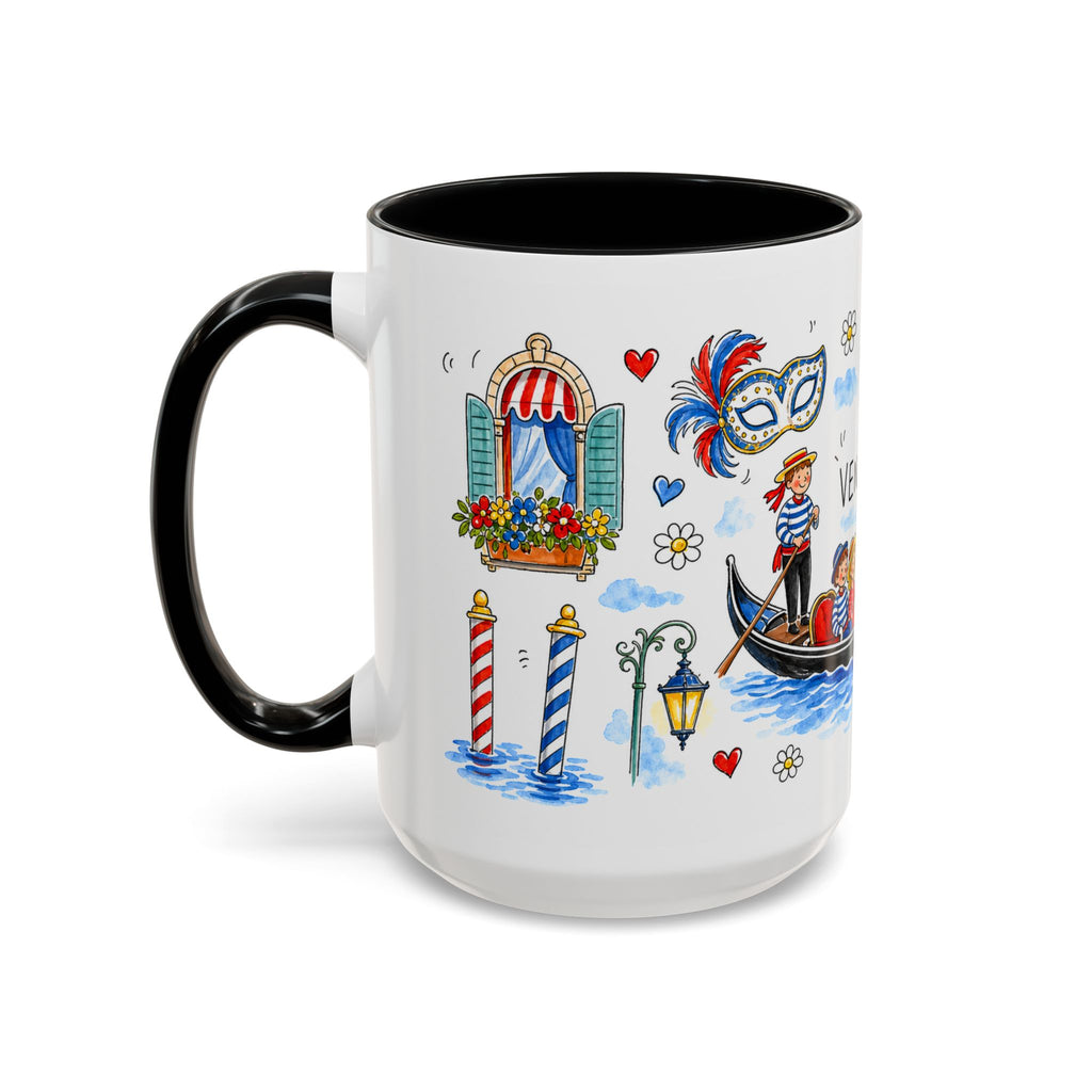 Venice Travel Mug | European City Souvenir Accent Coffee Mug | 11oz 15oz Ceramic Cup