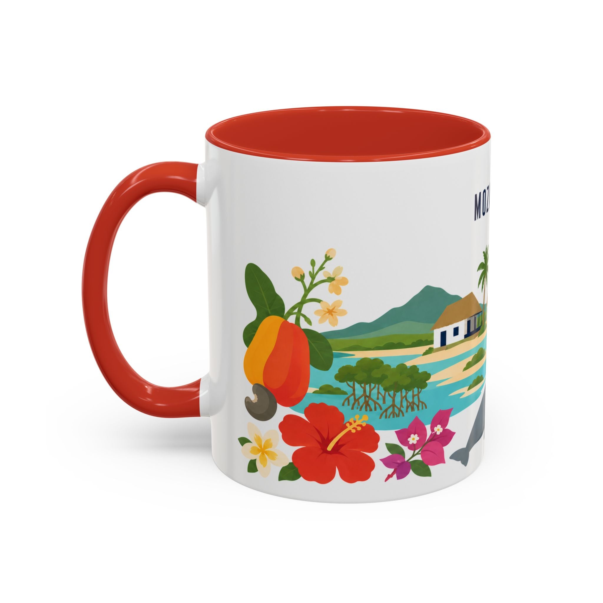 Mozambique Home Country Mug | Moving Away Gift | Long Distance Friendship | 11 oz 15 oz Accent Mug