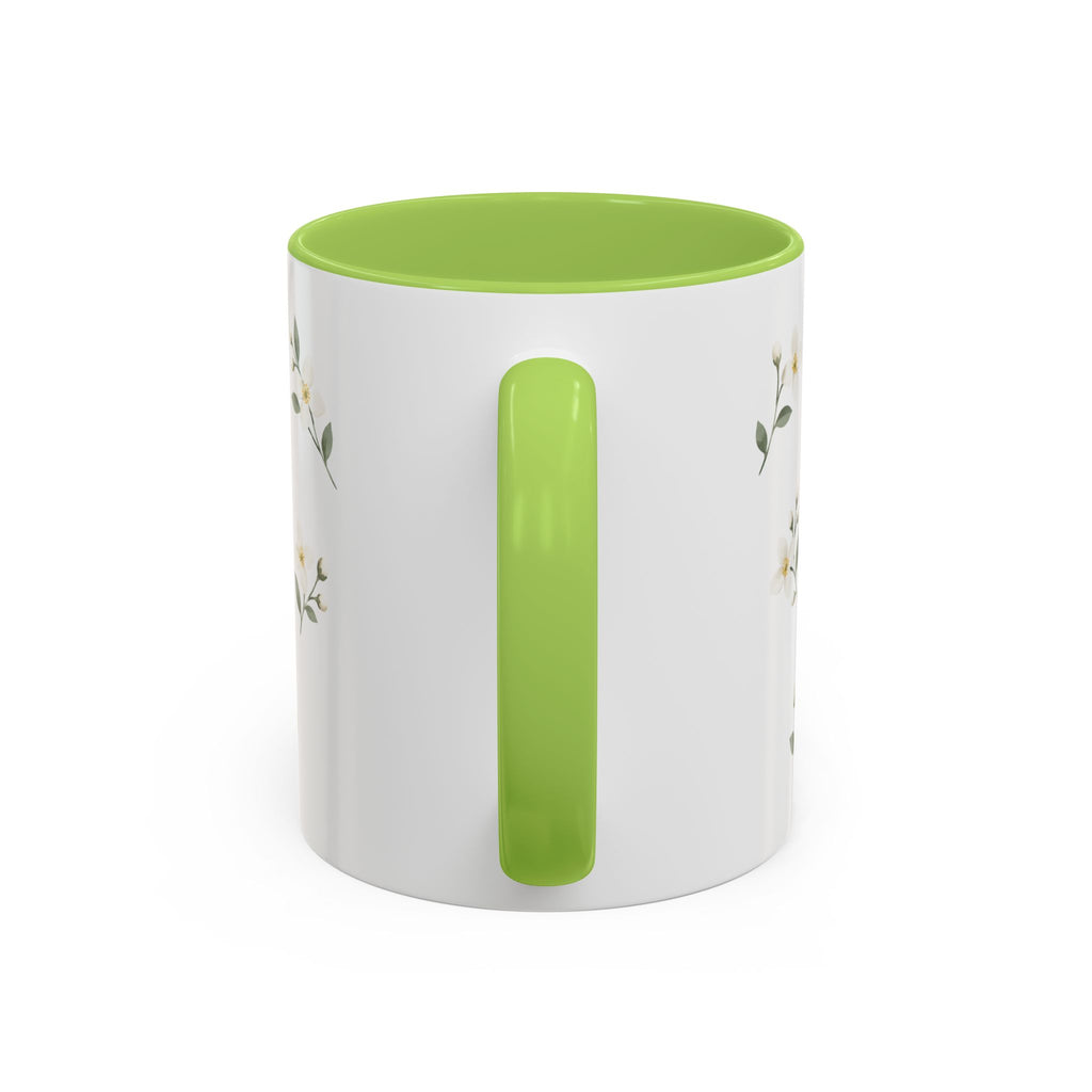 Idaho Syringa Mug, State Flower Floral Coffee Cup, 11oz Botanical Gift