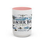 Glacier Bay National Park Coffee Mug | Alaska Wilderness Kayaking Gift | Accent Color Ceramic 11oz 15oz