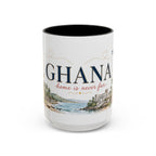 Ghana Home Country Mug | Moving Away Gift | Long Distance Friendship | 11 oz 15 oz Accent Mug