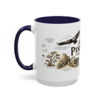 Pinnacles National Park Coffee Mug | California Rock Climbing Condor Gift | Accent Color Ceramic 11oz 15oz