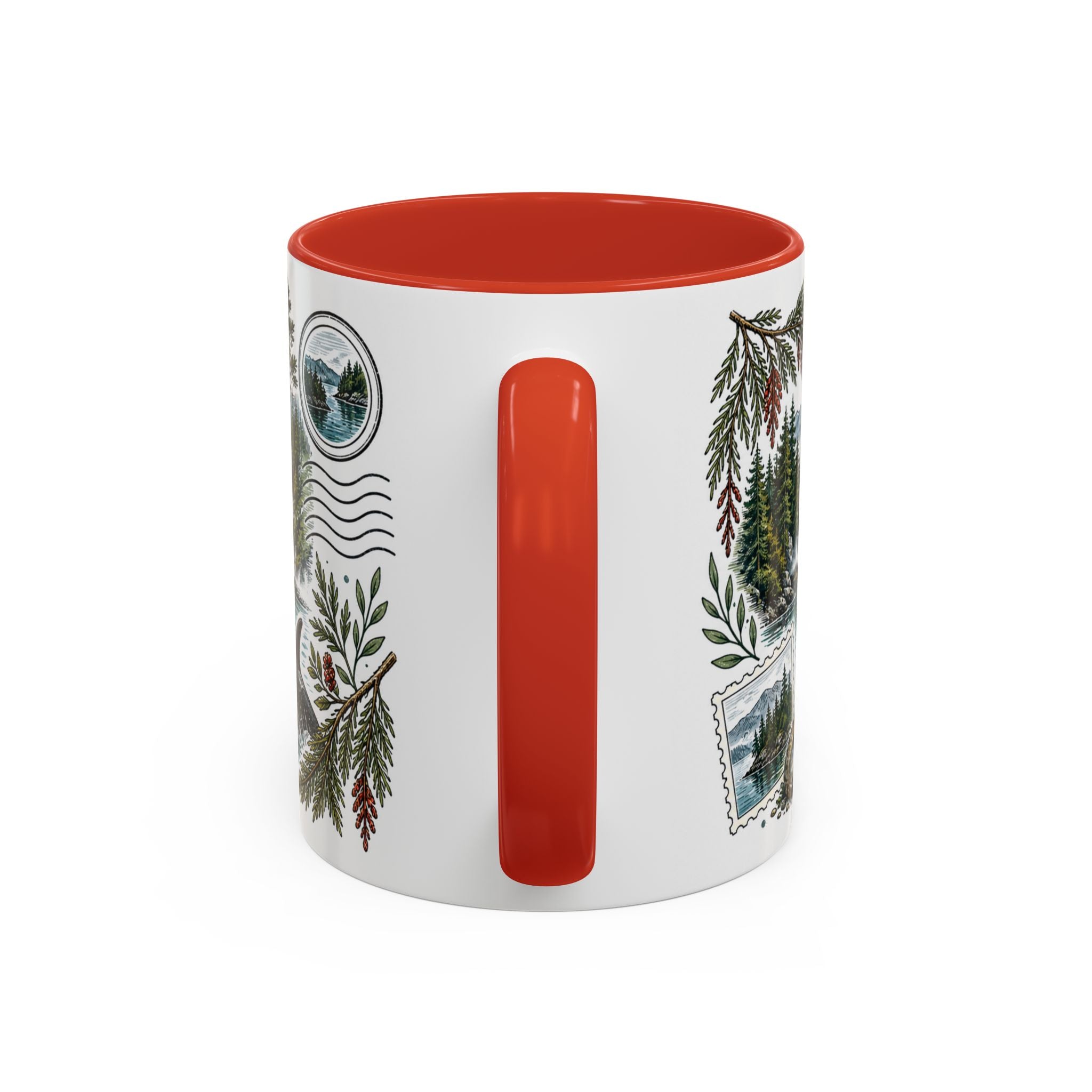 Queen Charlotte Sound Coffee Mug | Travel Destination Souvenir Gift | Accent Color Ceramic 11oz 15oz