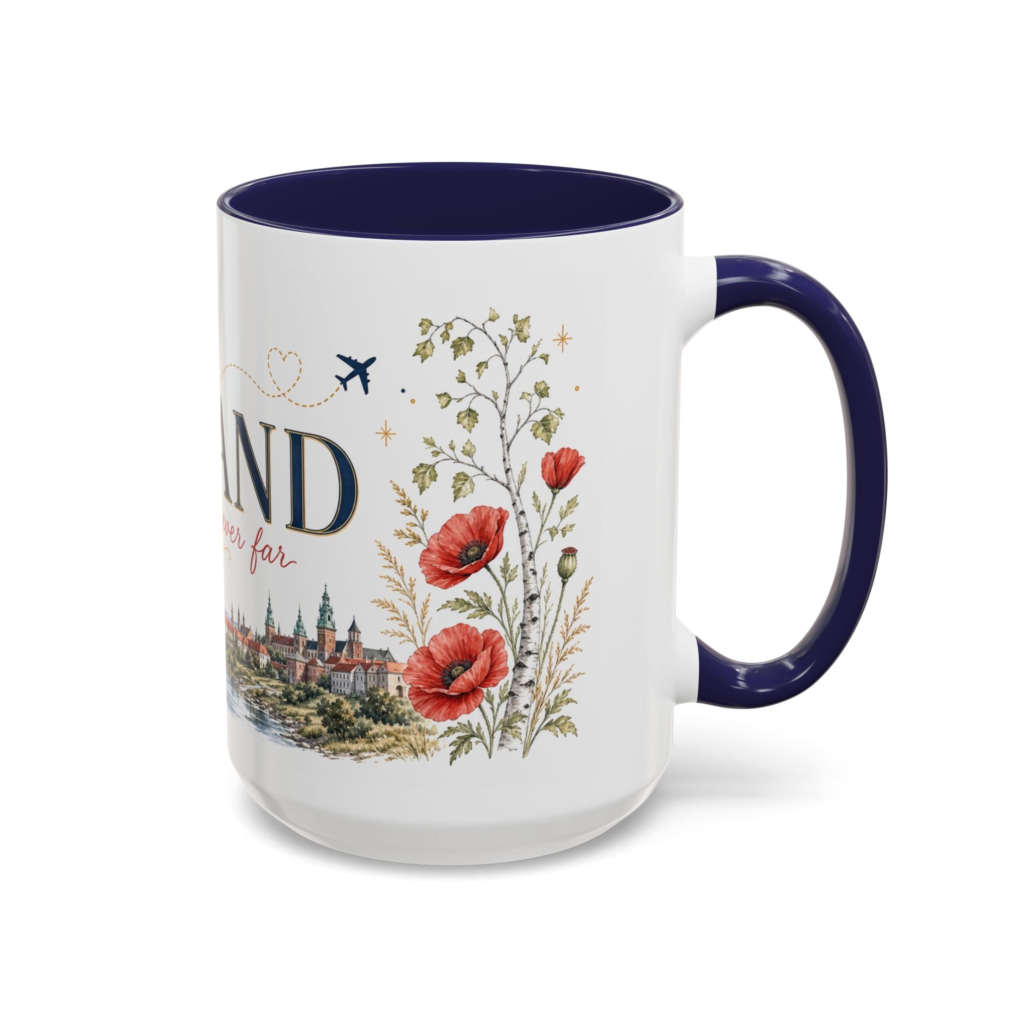Poland Home Country Mug | Moving Away Gift | Long Distance Friendship | 11 oz 15 oz Accent Mug