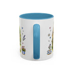 Bibury Illustrated Travel Mug | England Souvenir Accent Coffee Mug | 11oz 15oz Ceramic Cup