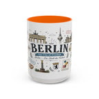 Berlin Coffee Mug | Germany Souvenir Travel Gift | Accent Color Ceramic 11oz 15oz